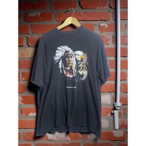 Vintage Y2K Nature Graphic T-Shirt - Size XL